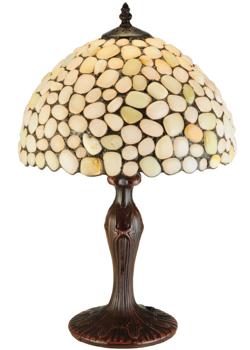 Meyda Tiffany - 138124 - One Light Table Base - Agata - Mahogany Bronze