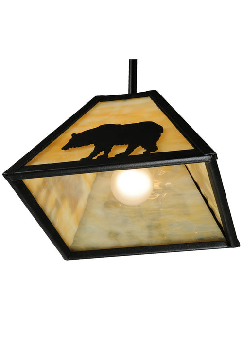 Meyda Tiffany - 138210 - One Light Mini Pendant - Lone Bear - Vintage Copper