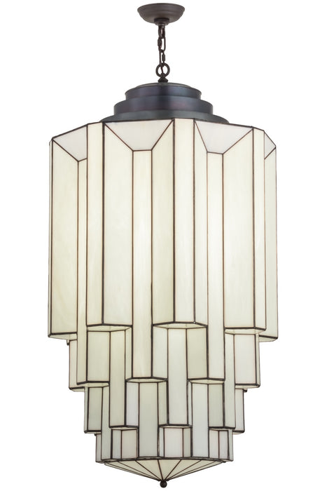 Meyda Tiffany - 138472 - One Light Pendant - Paramount - Burnished Brass