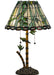 Meyda Tiffany - 138588 - Two Light Table Lamp - Loro Paraiso - Antique