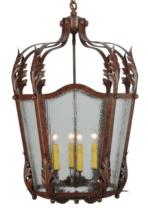 Meyda Tiffany - 138822 - Four Light Pendant - Citadel - Rust,Custom