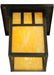 Meyda Tiffany - 139338 - One Light Wall Sconce - Hyde Park - Craftsman Brown