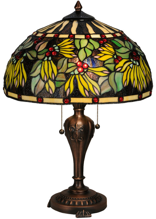 Meyda Tiffany - 139605 - Two Light Table Lamp - Diente De Leon - Mahogany Bronze