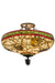 Meyda Tiffany - 139874 - Four Light Semi-Flushmount - Pinecone - Antique Copper