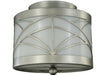 Meyda Tiffany - 140084 - Two Light Flushmount - Revival - Nickel