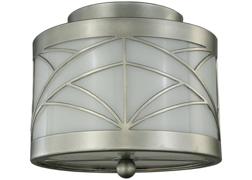 Meyda Tiffany - 140084 - Two Light Flushmount - Revival - Nickel
