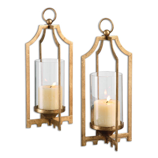 Uttermost - 19957 - Candleholders, Set/2 - Lucy - Gold