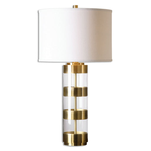 Uttermost - 26669-1 - One Light Table Lamp - Angora - Brushed Brass