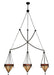 Meyda Tiffany - 140698 - Three Light Bar Pendant - Larkfield - Custom