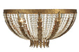 Meyda Tiffany - 140850 - Five Light Flushmount - Chrisanne - Custom