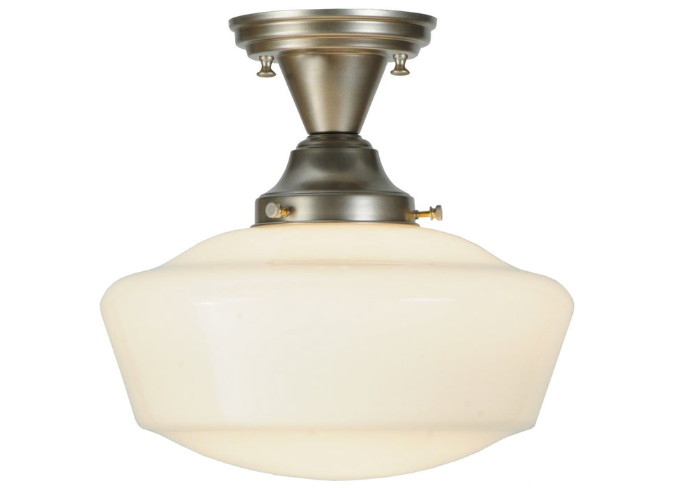 Meyda Tiffany - 141231 - One Light Semi-Flushmount - Revival - Brushed Nickel