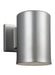 Generation Lighting - 8313801-753 - One Light Outdoor Wall Lantern - Outdoor Cylinders - Painted Brushed Nickel
