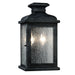 Generation Lighting - OL11100DWZ - Two Light Outdoor Wall Lantern - Pediment - Dark Weathered Zinc