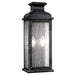 Generation Lighting - OL11101DWZ - Two Light Outdoor Wall Lantern - Pediment - Dark Weathered Zinc