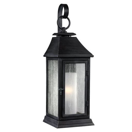 Generation Lighting - OL10600DWZ - One Light Outdoor Wall Lantern - Shepherd - Dark Weathered Zinc