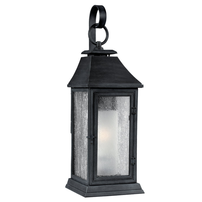 Generation Lighting - OL10601DWZ - One Light Outdoor Wall Lantern - Shepherd - Dark Weathered Zinc