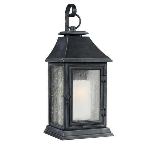 Generation Lighting - OL10603DWZ - One Light Outdoor Wall Lantern - Shepherd - Dark Weathered Zinc