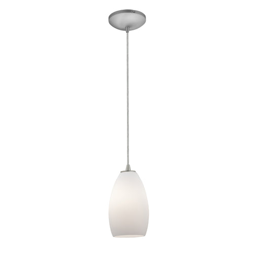 Access - 28012-1C-BS/OPL - One Light Pendant - Champagne - Brushed Steel