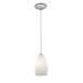 Access - 28012-1C-BS/OPL - One Light Pendant - Champagne - Brushed Steel