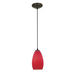 Access - 28012-1C-ORB/RED - One Light Pendant - Champagne - Oil Rubbed Bronze