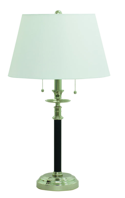 House of Troy - B550-BPN - Two Light Table Lamp - Bennington - Black with Polished Nickel