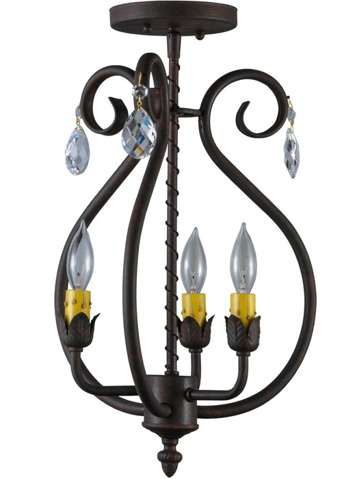 Meyda Tiffany - 141643 - Three Light Chandelier - Antonia - Custom