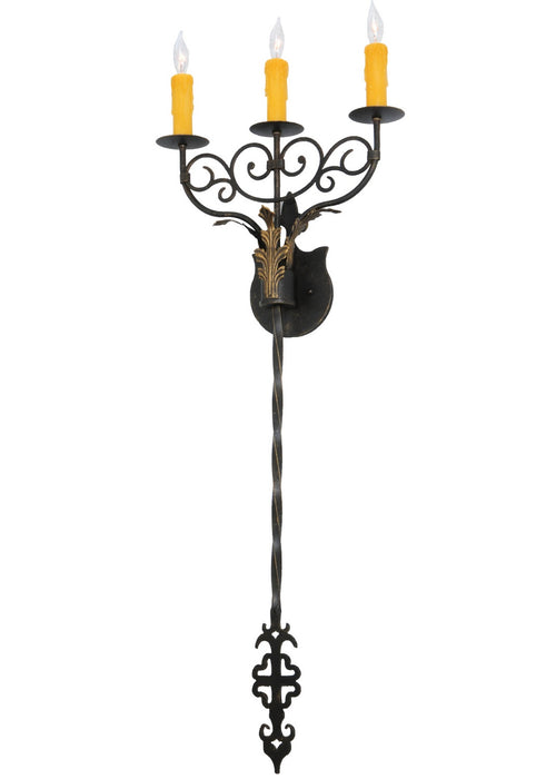 Meyda Tiffany - 141713 - Three Light Wall Sconce - Merano - Custom