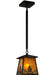 Meyda Tiffany - 141865 - One Light Mini Pendant - Mountain Pine - Nickel