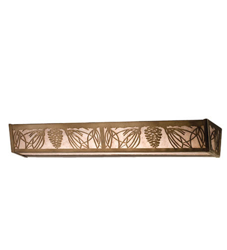 Meyda Tiffany - 14188 - Six Light Vanity - Mountain Pine - Antique Copper