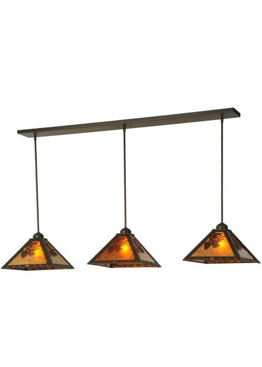 Meyda Tiffany - 141881 - Three Light Pendant - Balsam Pine - Oil Rubbed Bronze