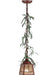 Meyda Tiffany - 142074 - One Light Mini Pendant - Pine Branch - Rust