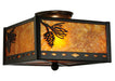 Meyda Tiffany - 142265 - Two Light Flushmount - Balsam Pine - Timeless Bronze