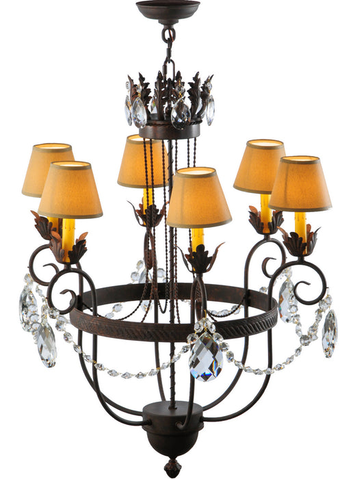 Meyda Tiffany - 142450 - Six Light Chandelier - Antonia - Custom