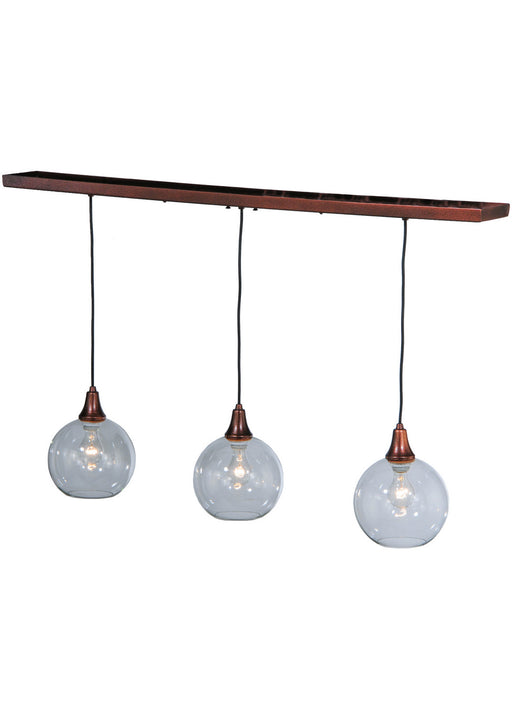 Meyda Tiffany - 142455 - Three Light Pendant - Bola - Copper Vein,Custom