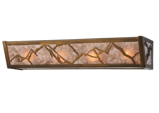 Meyda Tiffany - 142744 - Four Light Vanity - Mountains - Antique Copper