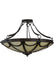 Meyda Tiffany - 142780 - Five Light Semi-Flushmount - Carousel - Custom