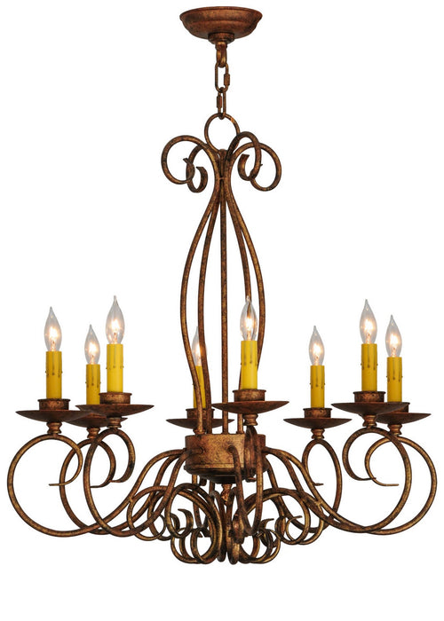 Meyda Tiffany - 142864 - Eight Light Chandelier - Elisha - Custom