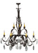 Meyda Tiffany - 143064 - Nine Light Chandelier - New Country French - Custom