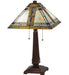 Meyda Tiffany - 143149 - Table Lamp - Nevada - Mahogany Bronze