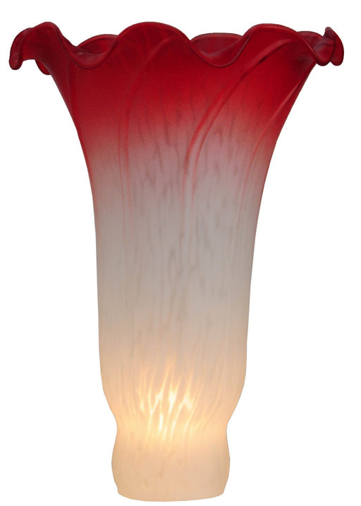 Meyda Tiffany - 143645 - Shade - Red/White Pond Lily