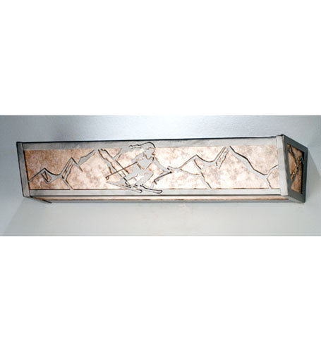 Meyda Tiffany - 14377 - Four Light Vanity - Alpine - Nickel