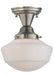 Meyda Tiffany - 143957 - One Light Semi-Flushmount - Revival - Brushed Nickel