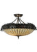 Meyda Tiffany - 144378 - Two Light Semi-Flushmount - Greenbriar Oak - Timeless Bronze