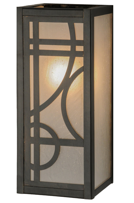 Meyda Tiffany - 144403 - One Light Wall Sconce - Revival - Craftsman Brown