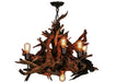 Meyda Tiffany - 144568 - Six Light Chandelier - Driftwood - Natural Wood,Mahogany Bronze