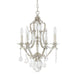 Capital Lighting - 4184AS-CR - Four Light Chandelier - Blakely - Antique Silver