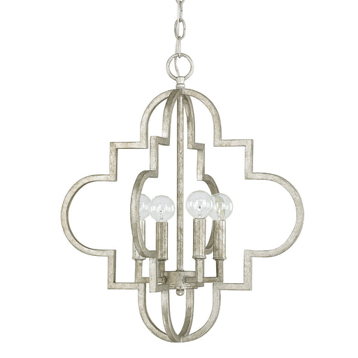 Capital Lighting - 4541AS - Four Light Pendant - Ellis - Antique Silver