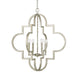 Capital Lighting - 4542AS - Four Light Pendant - Ellis - Antique Silver
