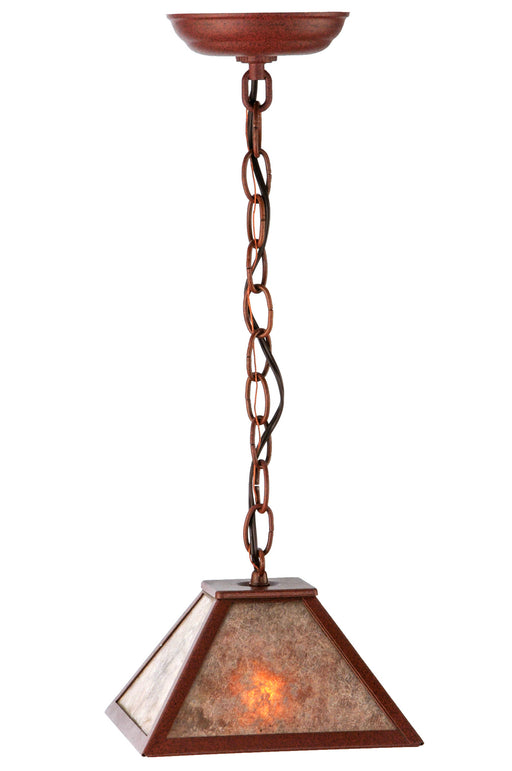 Meyda Tiffany - 144760 - One Light Mini Pendant - Mission - Rust