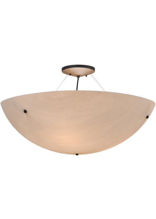 Meyda Tiffany - 145121 - Six Light Inverted Pendant - Cypola - Custom,Oil Rubbed Bronze